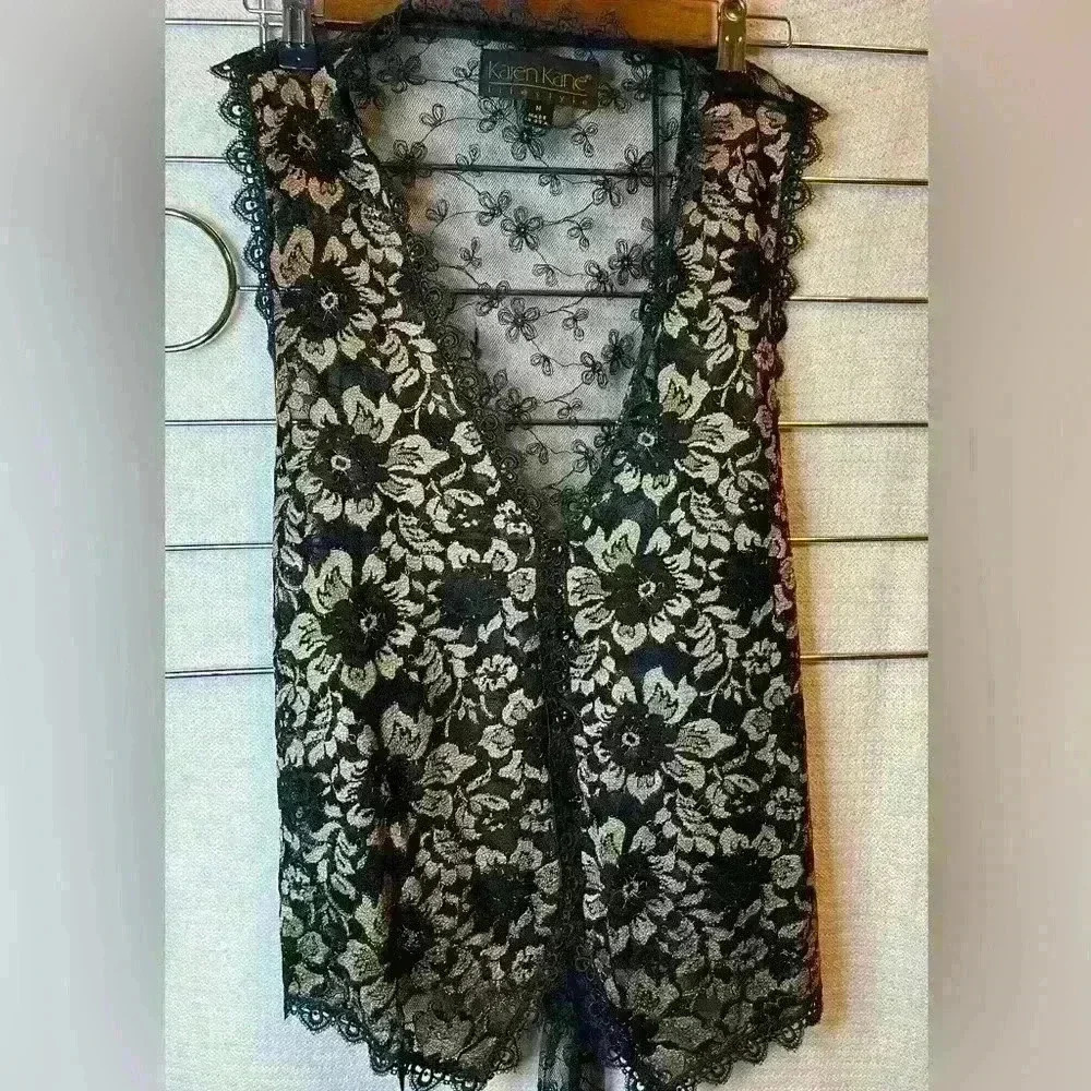 Karen Kane sheer vest. - Picture 2 of 6